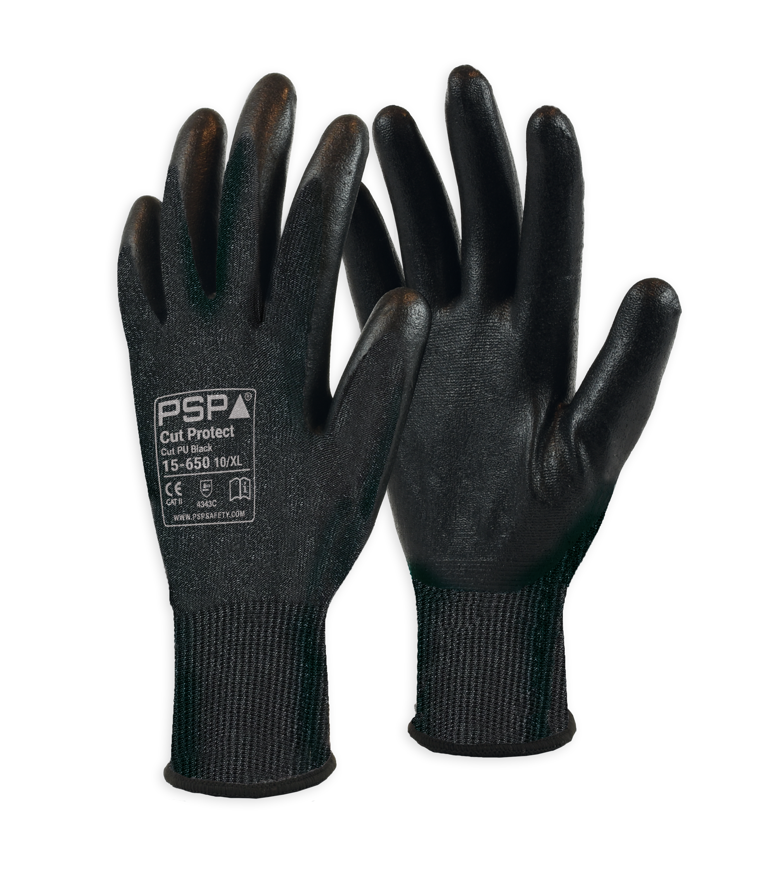 PSP 15-650 Cut PU Black 13GG, 11