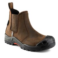 NUBUCKZ INSTAPPER BRUIN METAALVRIJ S3/HRO/SRC/WRU mt 42